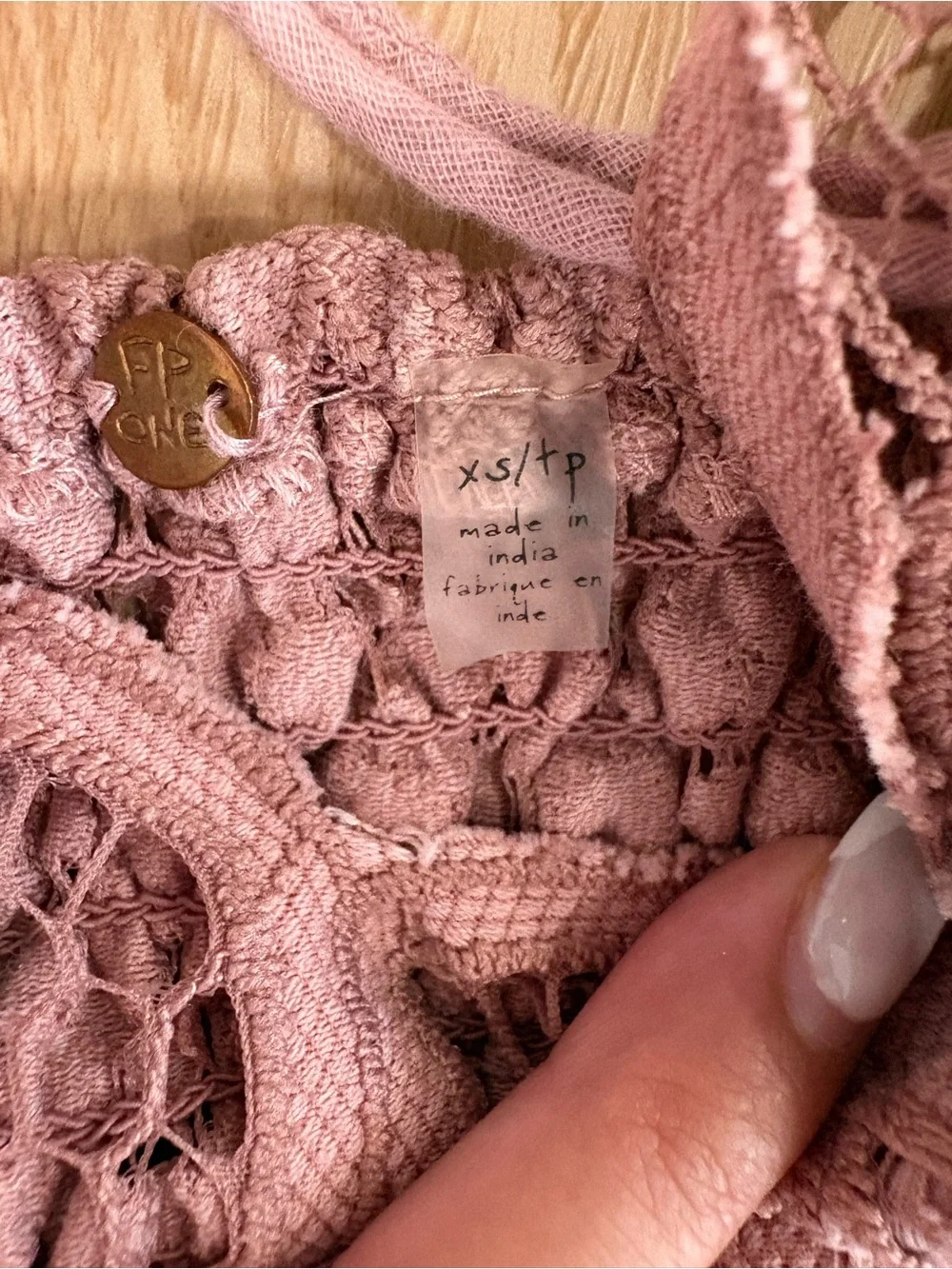 Free People Adella cami dusty mauve xsmall - Picture 4 of 4
